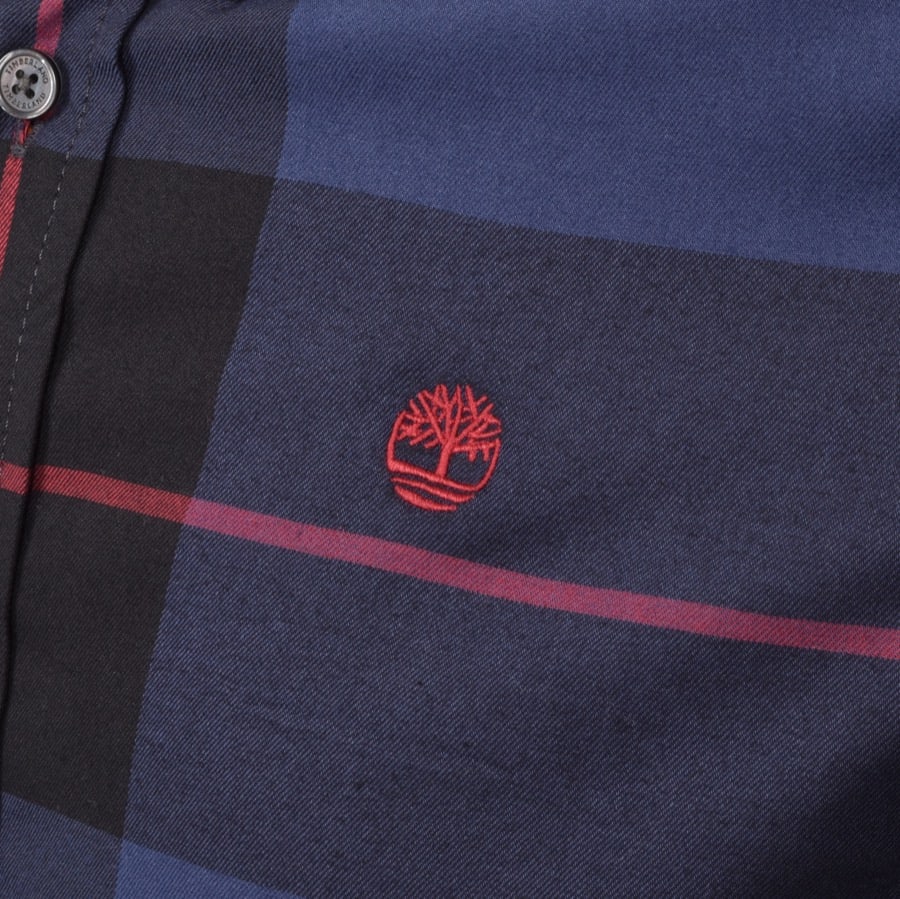Alternative Image for ProductTimberland Long Sleeved Cotton Brush Shirt Blue3